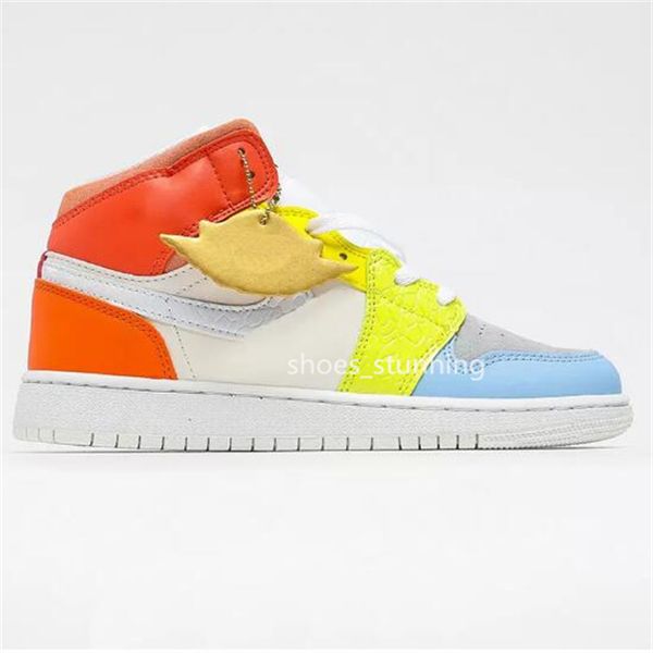 

basketball shoes womens jumpman 1 mid cmft to my first coach sail/white-zitron-summit white cultural sneakers outdoor trainers size 36-47
