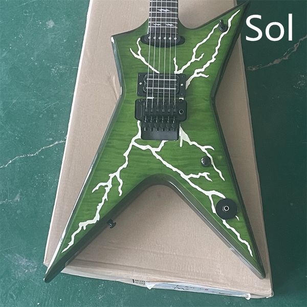 

in stock new green fork heterotype electric guitar guitars guitarra