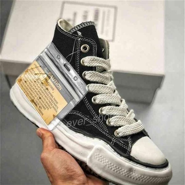 

ni2020 new nigel cabourn maison mihara yasuhiro original sole canvas triple s platform casual shoes women mens designer sneakers b254c
