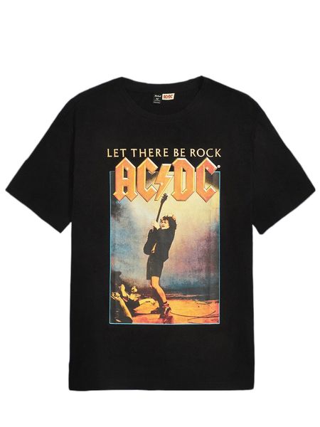 

romwe x ac/dc guys letter figure graphic tee 26bz#, White;black