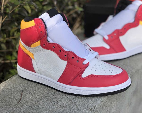 

2022 jumpman 1 men women basketball shoes highred and white banned bred toe chicago luxury designers trainers sneakers with box, Black