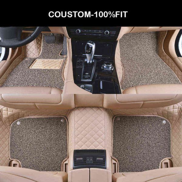 

hlfntf custom car floor mat for renault kadjar megane2 captur laguna fluence latitude koleos captur talisman wearproof carpets w220328