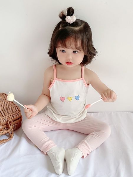 

peninsula baby heart print cami she, Blue