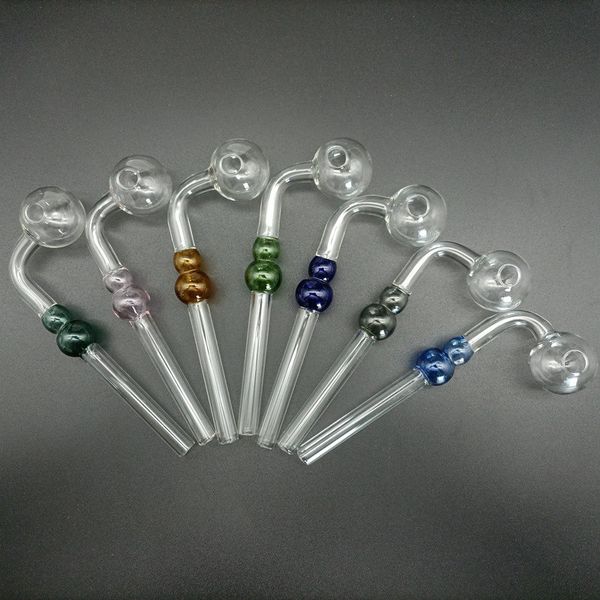 Glasölbrenner, Rohrkugel, Außendurchmesser 30 mm, gebogen, gebogen, für Öl, Tabak, trockene Kräuter, Brenngriff, Nagelrohre, Wasserbong, Dab-Rigs