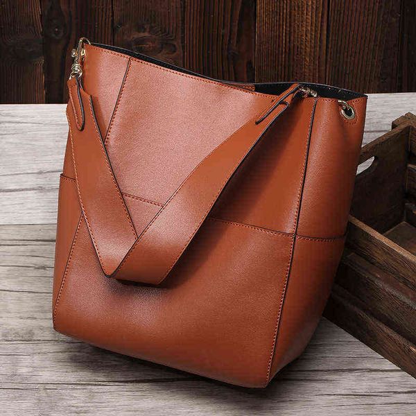 

designer lady bag 2022 new leather women's bag bucket guangzhou big diagonal cross