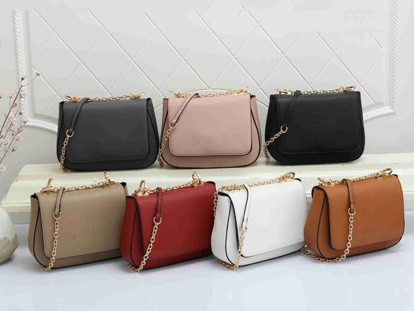 

shoulder bag handbag tote crossbody messenger bags luxury designer chain triangle logo leather women flip cover envelope pocket wallet satch