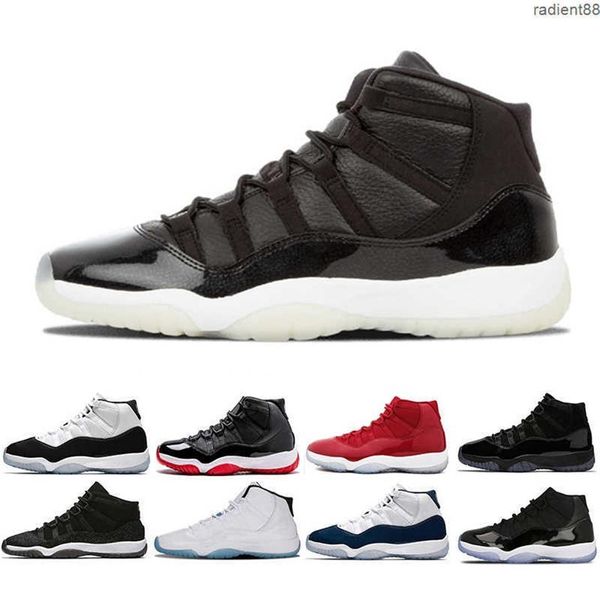 

mens shoe 11s cap and gown shoes sneaker velvet heiress space bred gym red wheat bred men sports casual s1698, Black