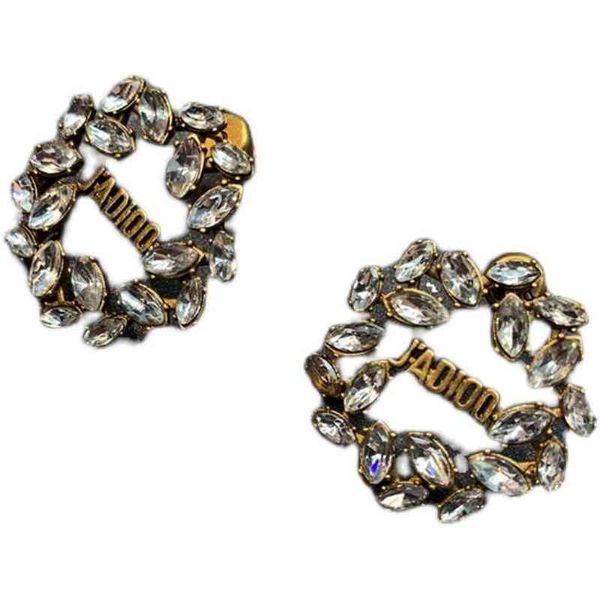 

round earrings shape ears full of wheat drill women's style, Silver