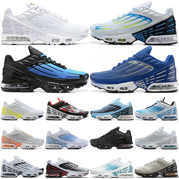 

tn tuned plus 3 running shoes men women laser blue aqua volt triple white grey light bone yellow mens trainers outdoor womens designer sport