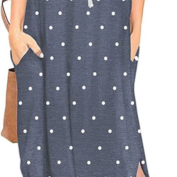 

zilcremo women summer casual dress floral loose boho cami maxi dresses with pockets 220712, Black;gray