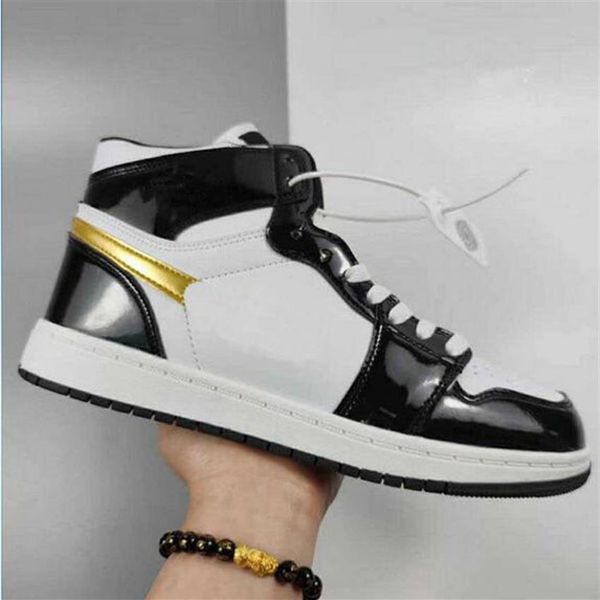 

classic mens skateboard shoes fashion womens sneakers high leather casual one 1 sports shoes zapatillas trainers 36-44258w, Black