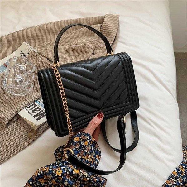 

vintage chain leather crossbody shoulder bags designer for women 2021 fashion ladies travel luxury handbags tote purse cross body