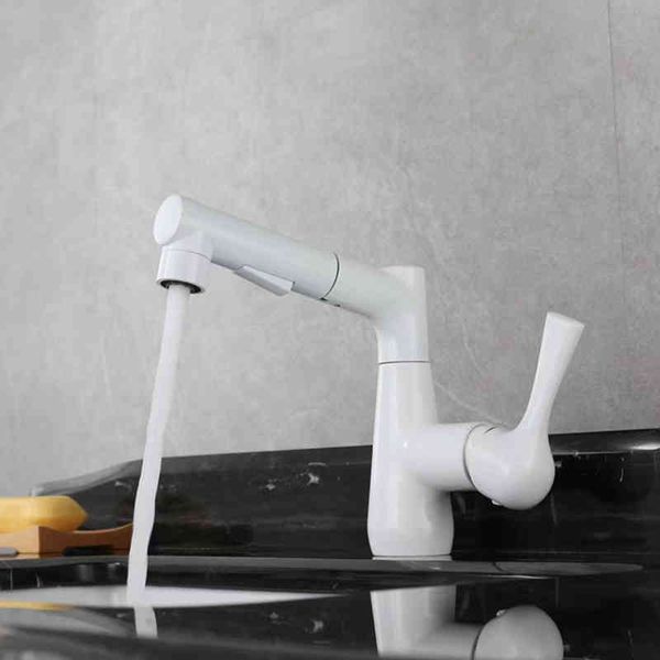 

bidet faucets white multifunctional washbasin pull-out faucet toilet wash basin bathroom cabinet can lift rotary and cold n8h8