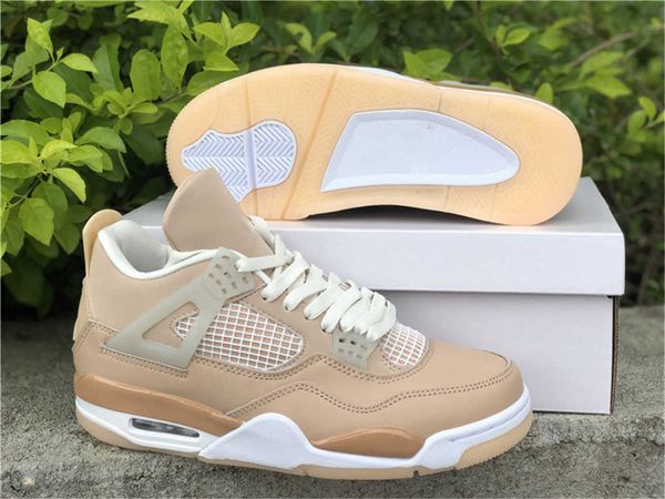 

2022 authentic 4 shimmer 4s men women basketball shoes ronze eclipse orange quartz metallic silver dj0675-200 sports sneakers with box