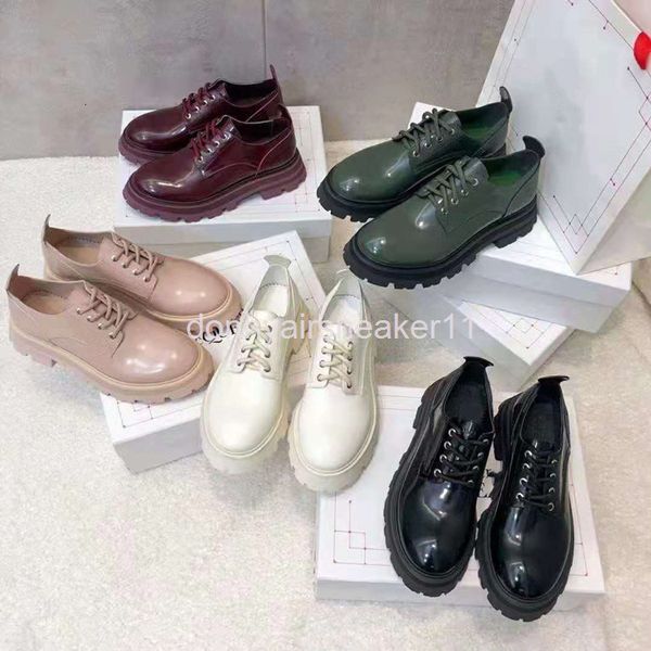 

dress shoes gaoding maikun small white shoes women's summer heightening thick soled muffin dad leather, Black