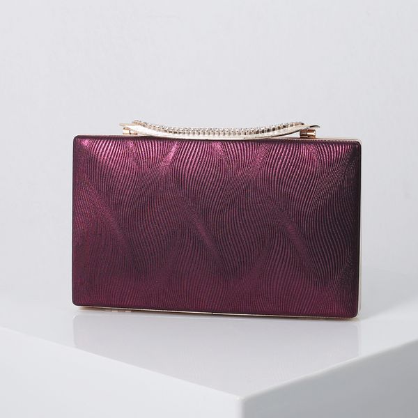 

vintage women's dinner bag shining versatile small square bag diamonds