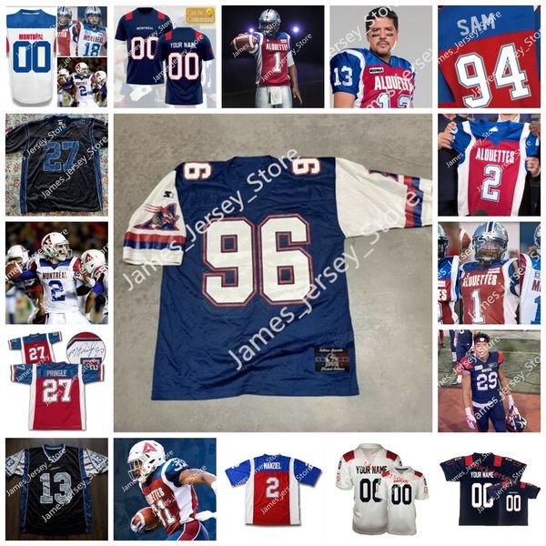 

custom cfl montreal alouettes jersey 41 kerfalla exume 40 josh harvey-clemons 16 mike jones 12 najee murray 6 adarius pickett 5 greg reid 37, Black