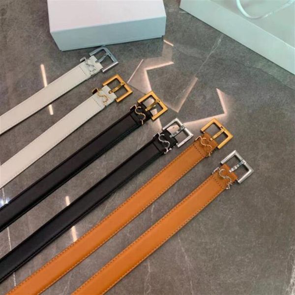 

luxury designer belt y buckle fashion genuine leather womens belts mens letter waistband add origial box202l, Black;brown