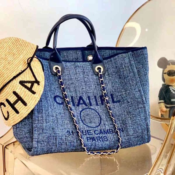 

brand classic luxury embroidered beach bags fashion ch women canvas evening handbags female big shopping handbag designer large capacity lad