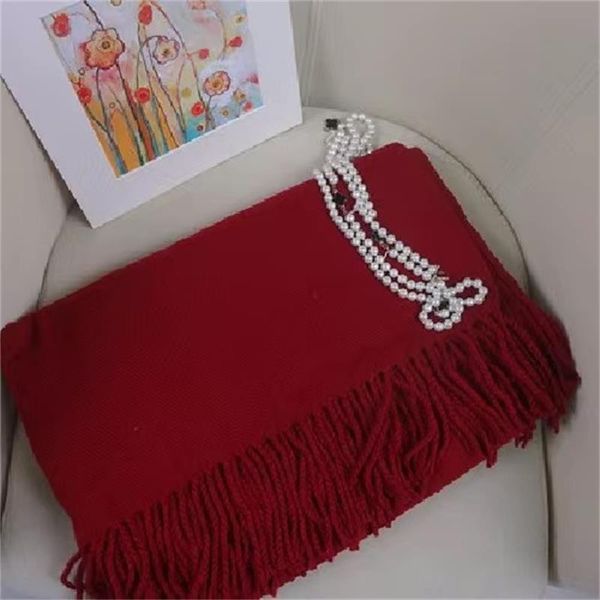 

large size scarf extra long autumn and winter thickened imitation wool cashmere scarf warm shawlrf, Blue;gray