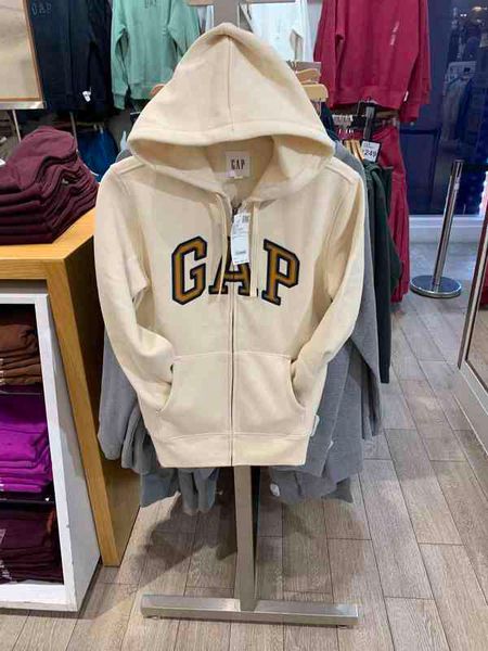 

luxury factory outlet brand hoodie gap carbon soft ground fleece sweater 618866 2021 autumn new couple hooded jacket vjn5 opi2, Black