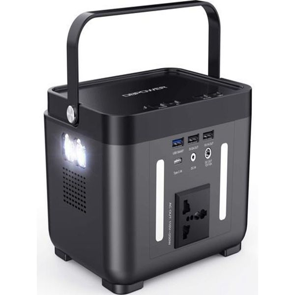 

178wh 48000mah backup lithium battery 110v/250w peak 350w pure sine wave ac outlet outdoor solar generator power supply for cpap emergency o