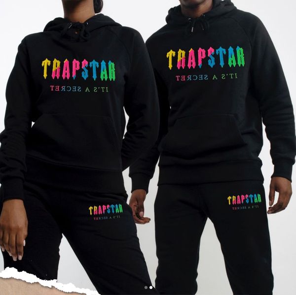 

fleece pants women designers clothes s-xl mens trapstar hoodie or man size clothing tech sport sweater hoodies tracksuits tracksui hqvme, Black
