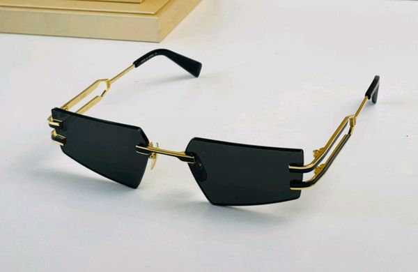 

rimless shield sunglasses gold black men women luxury sun glasses sonnenbrille wrap shades with box, White;black