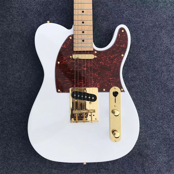 

6 string electric guitar basswood body maple neck maple fingerboard