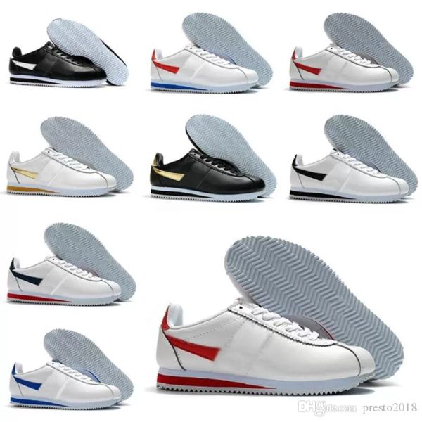 

fashion classic cortez boots casual shoes basic premium black blue lightweight run chaussures cortezs leather bt qs mens womens outdoor snea