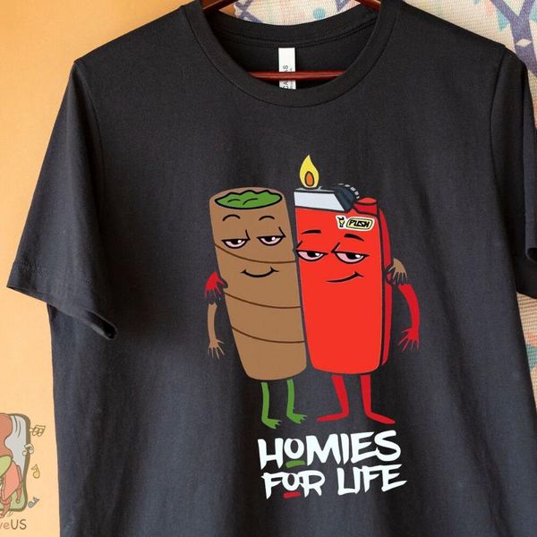 Herren T-Shirts Homies For Life Shirt ShirtHerren