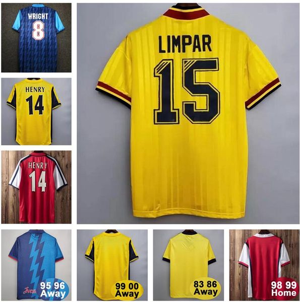 

gunners henry retro soccer jerseys arsen highbury home pires reyes 02 03 05 06 92 93 94 95 96 98 99 bergkamp adams persie galla 88 89 90 vin, Black;yellow