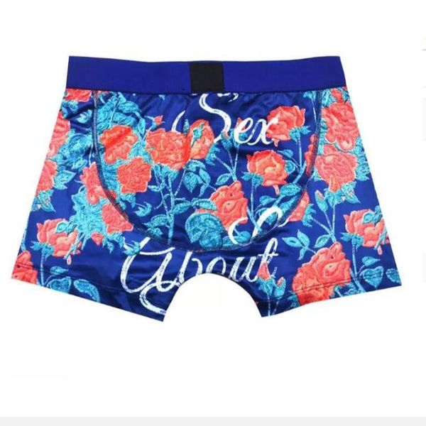 

underpants men's printed fashion boxer briefs breathable for men, Black;white