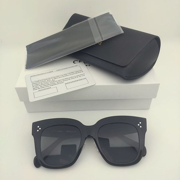 Sun216T 41444 Nome Marca Colorato Nero Tonalità Retro Sole rettangolare Strano Adumbral Wrap Occhiali da sole in acetato Nero r Uomo