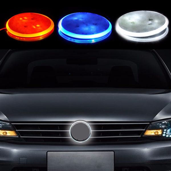 

dwcx car styling 82mm waterproof background tail badge emblem logo led light lamp sticker auto emblems for bmw 3 5 7 series x3