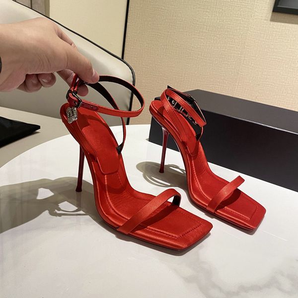 

eur35-43 ladies lido sandals square toe heels open toe woven flat slippers designer summer versatile shoe heel 10cm 0407, Black