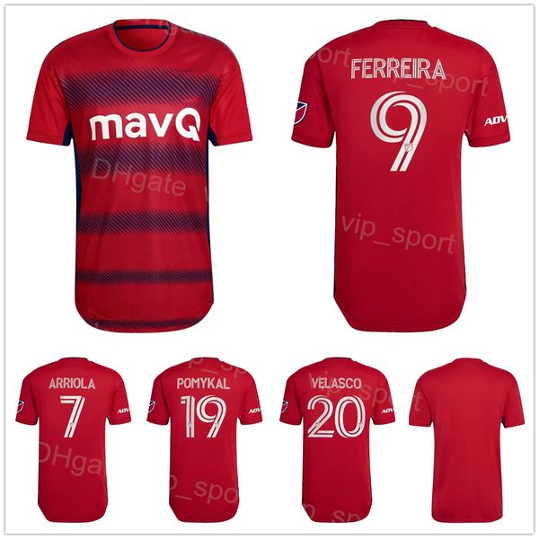 

22/23 men mls soccer 7 paul arriola jerseys 20 alan velasco 18 brandon servania 6 edwin cerrillo 30 paes 5 quignon 10 jesus ferreira team re, Black;yellow