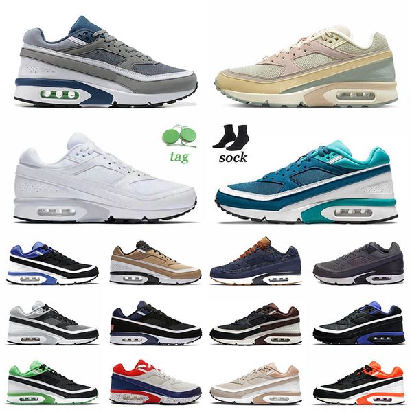 

designer for mens women bw running shoes marina blue white pure platinum light stone neutral grey black trainers outdoor sneakers size 36-45