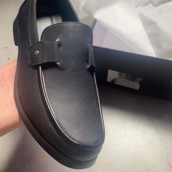 

Men Shoes Loafers PU Leather Fashion Dress Classic Comfortable Spring Autumn Slip on Simplicity Round Toe Outdoors Concise Casual Business Shoes, Picture 3