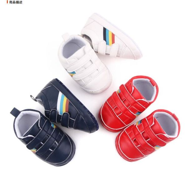 

Newborn Baby Boys Girls Soft Bottom Shoes Casual Children First Walkers Kids Loafers Toddler Shoes Infant Shoe, Navy