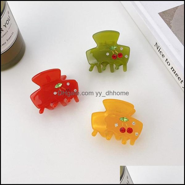

clamps hair jewelry length 3.5 cm cute cherry diamond cross women home plate acetic acid claw clips european dhsqo, Slivery;golden