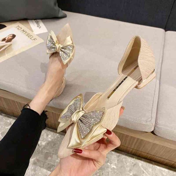 

sandals 2023-12 french square heel shoes summer bow fairy ing gentle hollow single 1lmn, Black