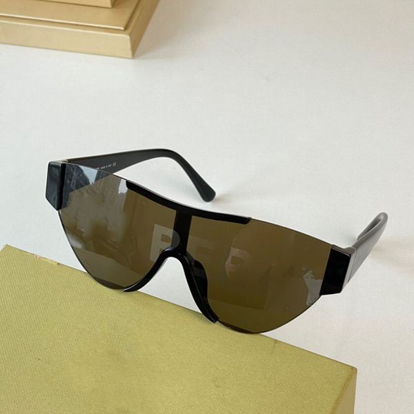 

Women Lens with logo Sunglasses Flat Top Oversized 4292 Retro Shield Shape Luxy Brand Design Big Frame Rivet Shades Fishing Cycling glasses men UV400 Eyewear