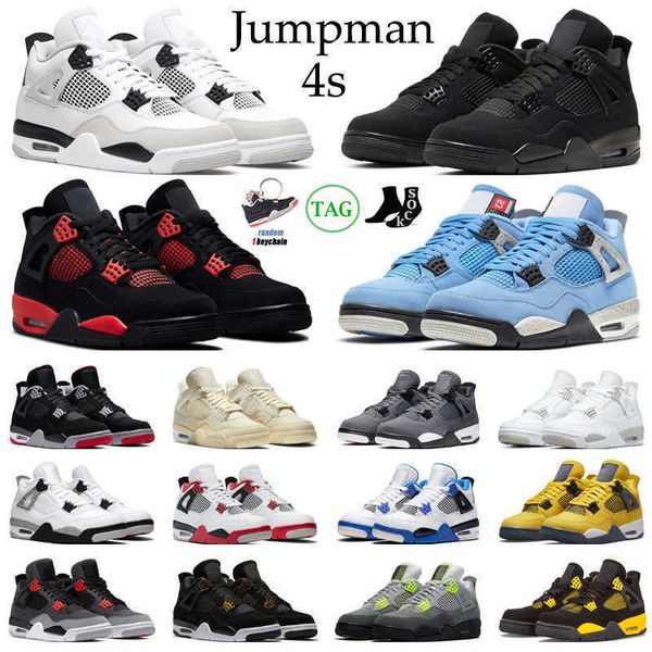 

og military black 4s basketball shoes men women jumpman 4 red thunder black cat infrared bred university blue cool grey mens trainers sport