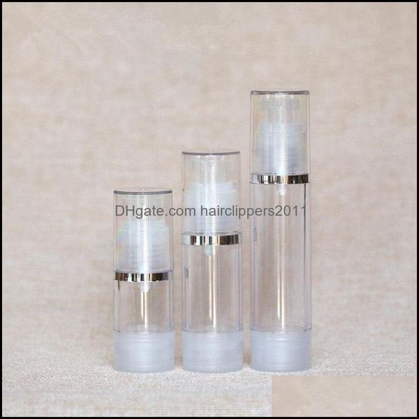 

15ml 30ml 50ml 100ml empty plastic cosmetic airless bottles treatment pump bottle fast f2976 drop delivery 2021 other health beauty items