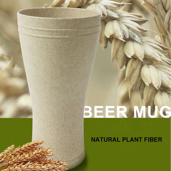 

wheat straw fiber degradable cup with bottle opener environmental tableware