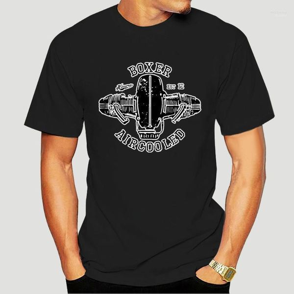 Camisetas masculinas 2022 Cotton Alemanha Motor de motocicleta Boxer Camiseta Aircooled R100 R80 R65 R NINET NINE T CAMISER