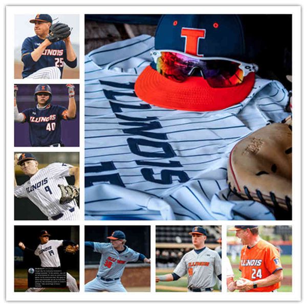 

xflspcollege custom illinois fighting illini baseball jersey 29 cody sedlock 10 tanner roark 9 bren spillane kyle hudson 15 taylor jackson 4, Black