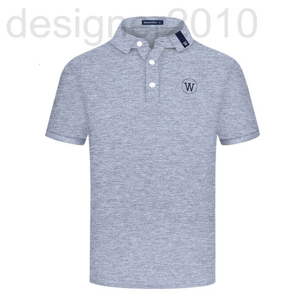 

men's t-shirts designer emperor paul polo men's summer new solid color daily casual versatile lapel t-shirt q6no, White;black