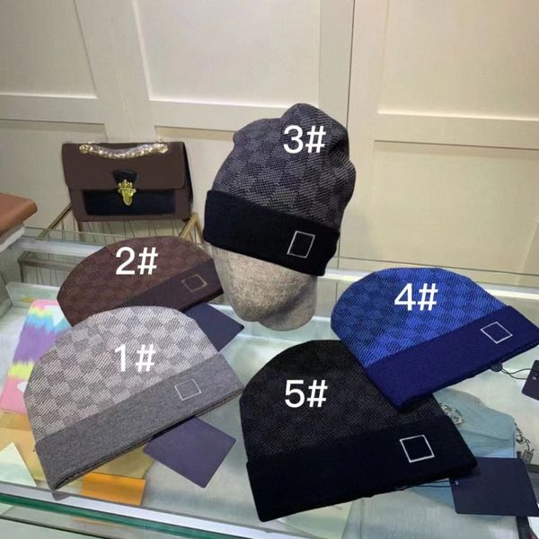 

designer luxury knitted hat beanie cap warm hats men woman winter hats fitted caps trucker wool mens womens outdoor fashion casual unisex, Blue;gray